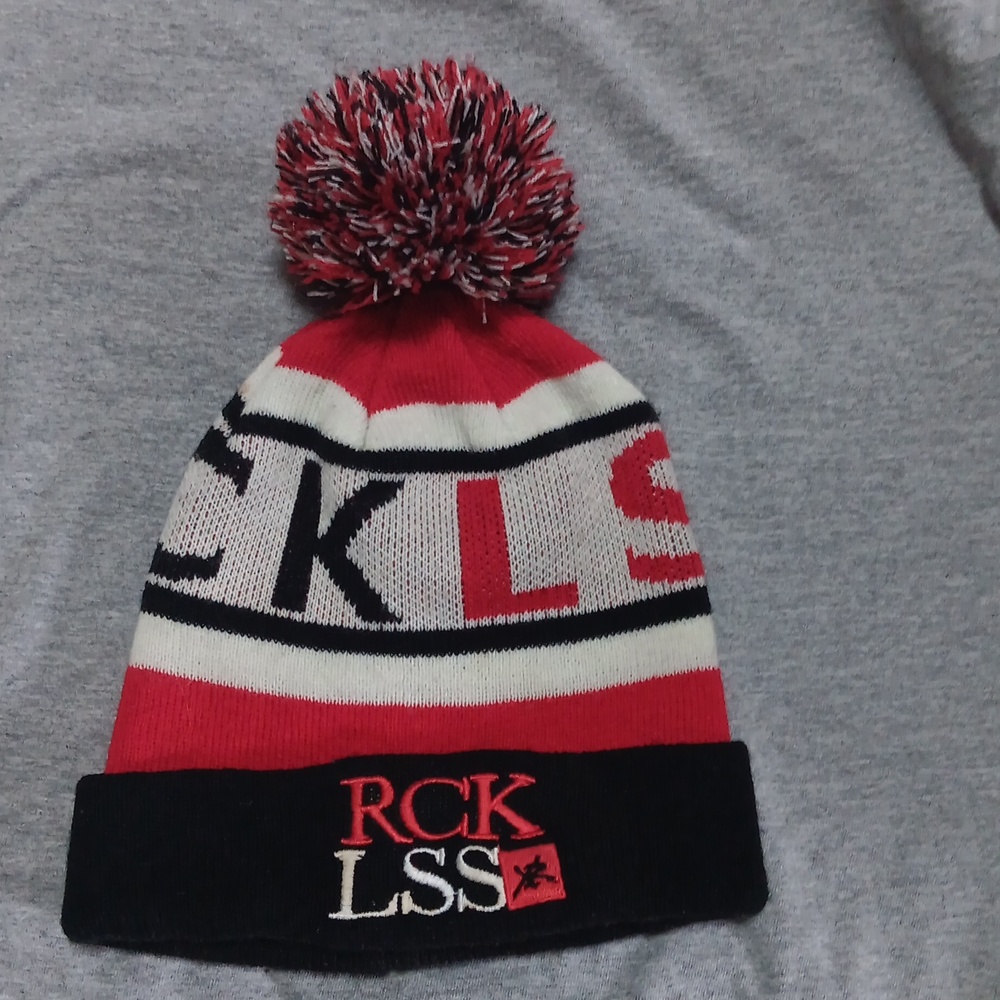 Young&Reckless Brand Reckless Winter Hat Red/Black/White One Size Fits All